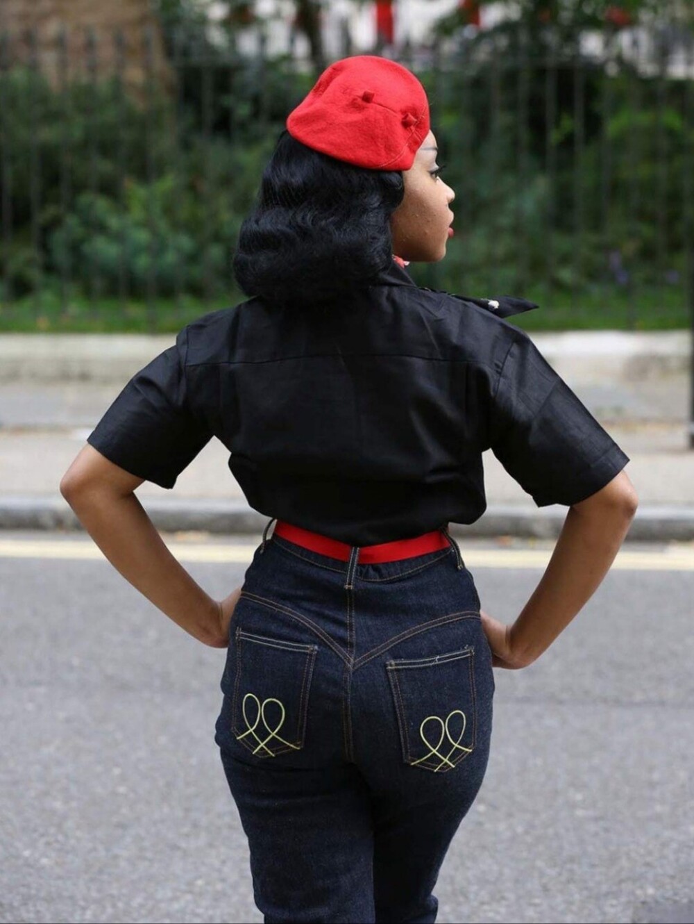 LADY K LOVES Polly Pinup Jeans